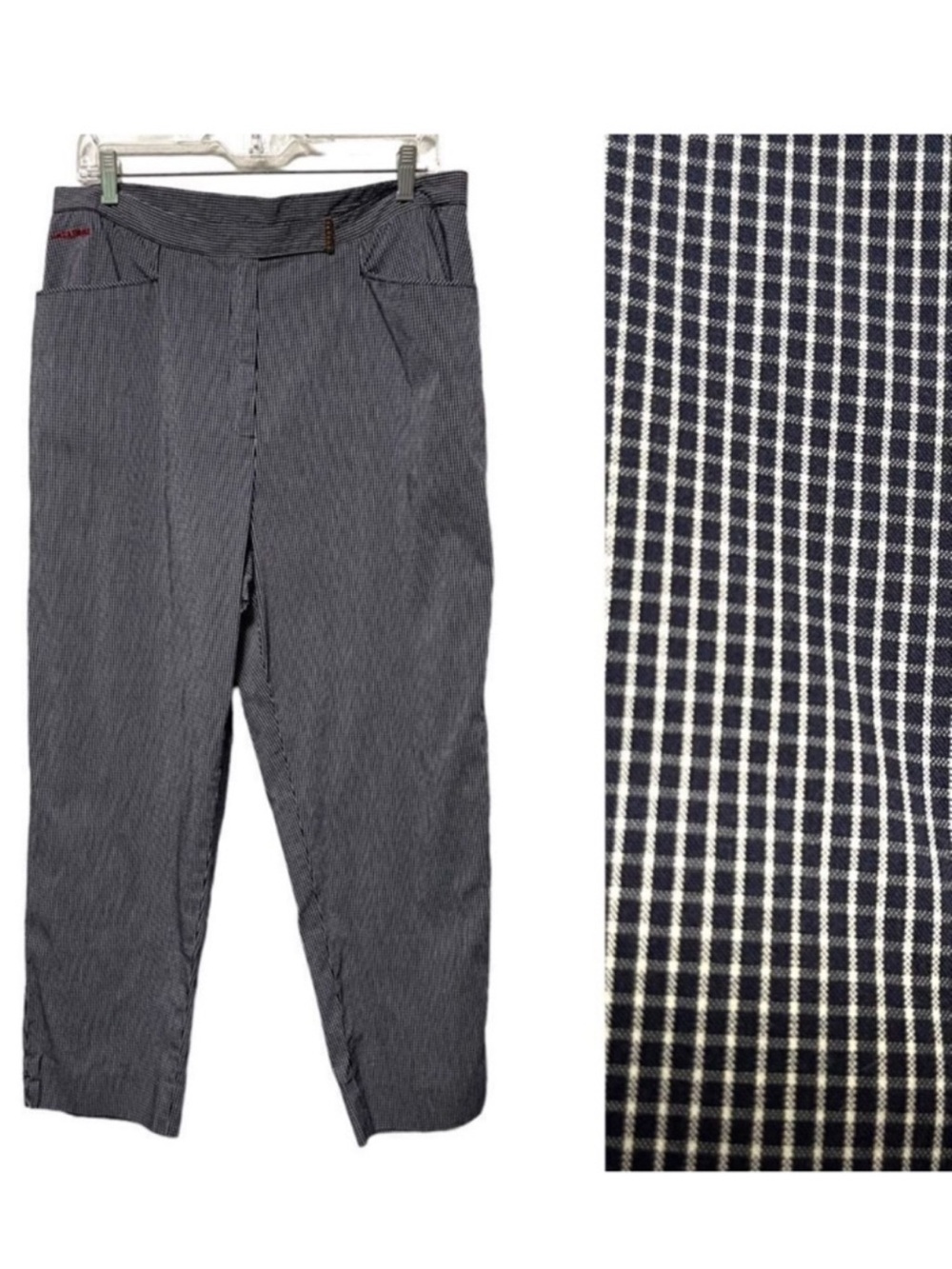 LAUREN RALPH LAUREN Check Plaid Lightweight Ankle Pants 14